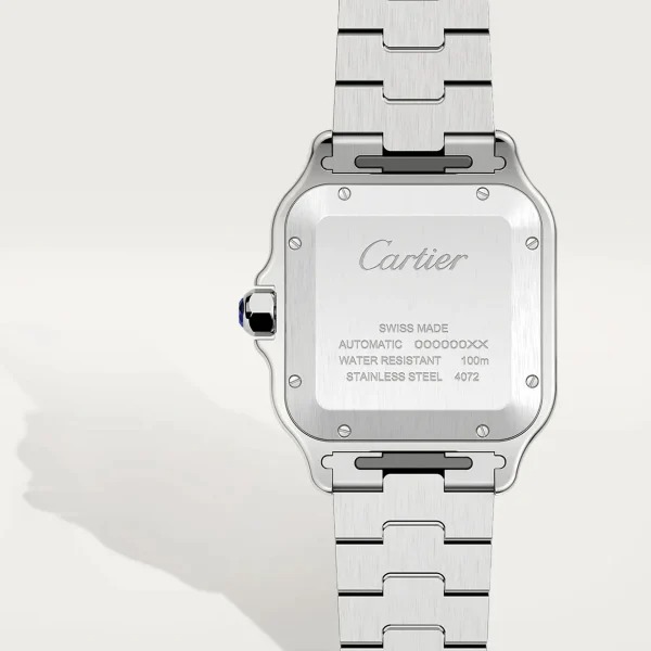 Cartier Santos Large Model Classic Silver WSSA0018