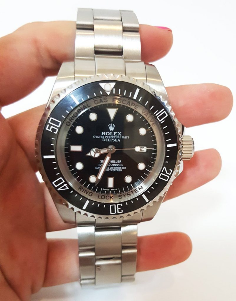 Replica Rolex Deepsea 44mm Black Dial 126660