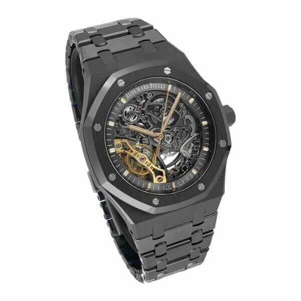 Audemars Piguet black skeleton replica watch