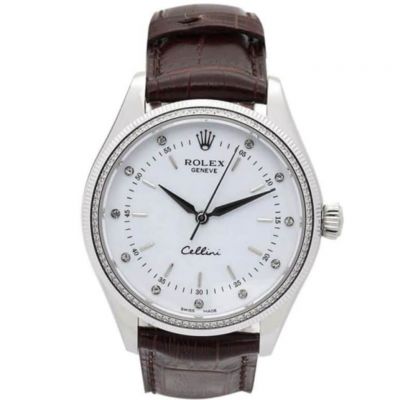 Rolex Cellini Moonphase White Dial New 50535-0002 Replica