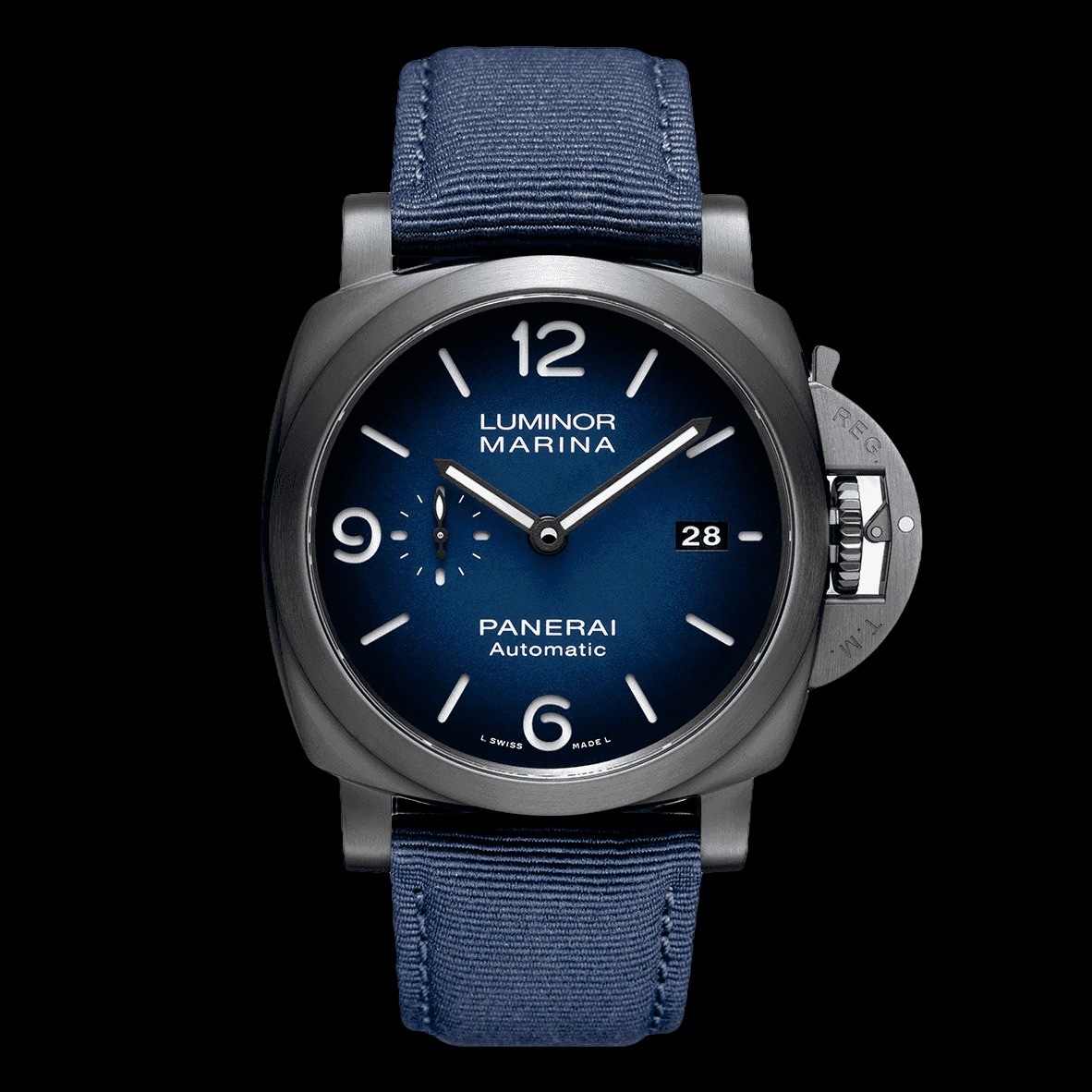 Panerai Luminor Marina Fibratech Vulcano Blu 44mm PAM01663